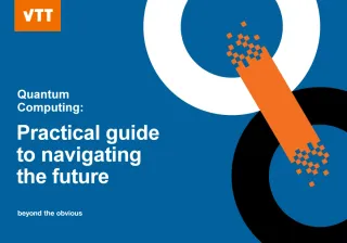 Cover VTT white paper quantum computing practical guide to navigating the future