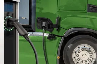 Green truck